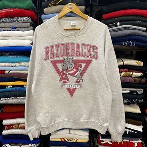 Vintage University of Arkansas Razorbacks Sweatshirt, Vintage 90s Sweatshirt